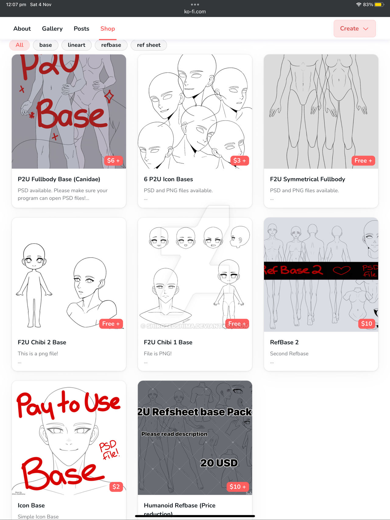 Humanoid Bases in Shop by ShiroZedShima on DeviantArt