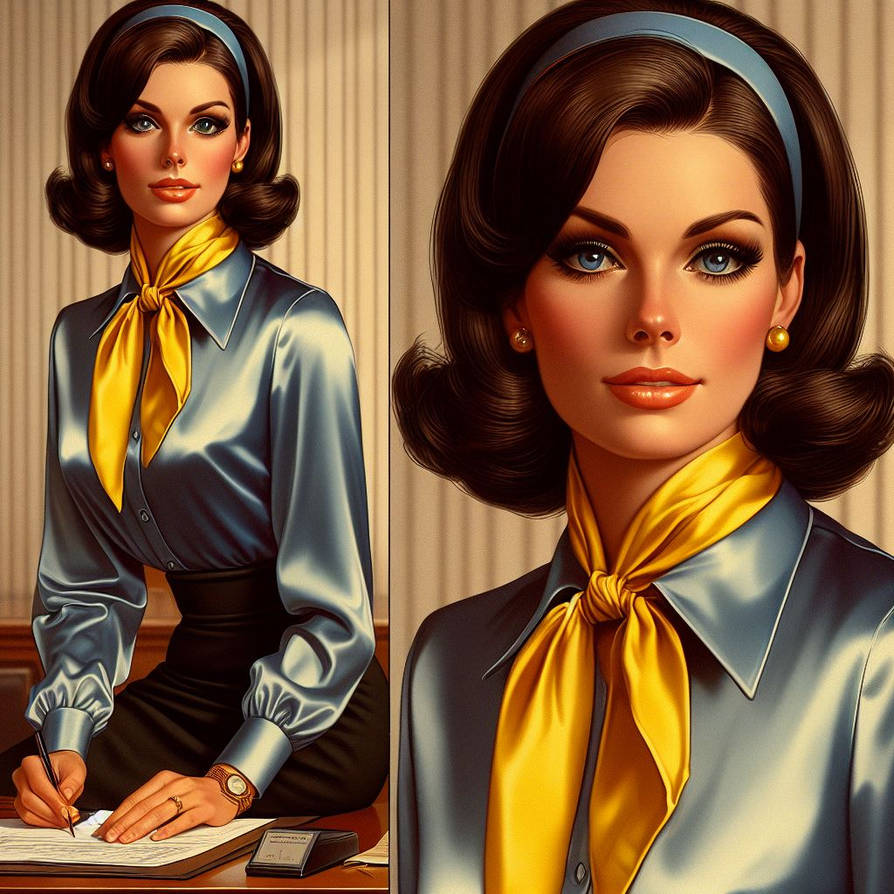 vintage office lady by andrevm99 on DeviantArt