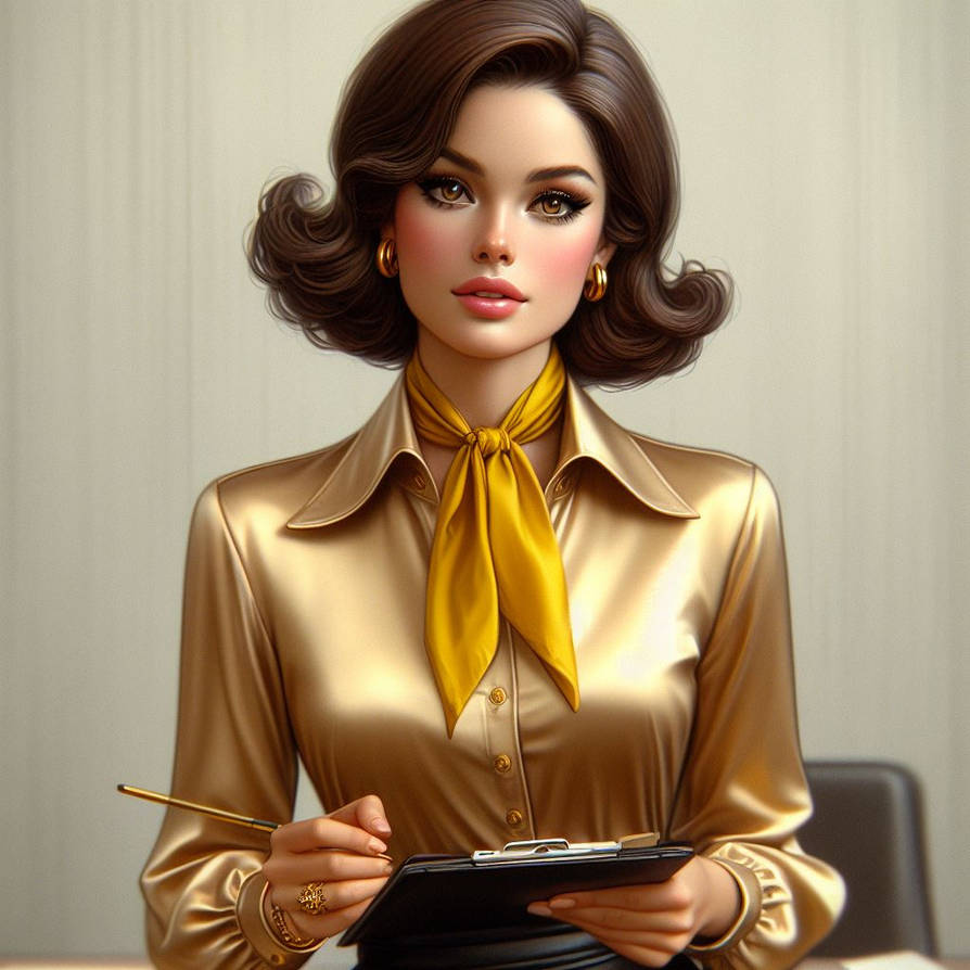 vintage office lady by andrevm99 on DeviantArt