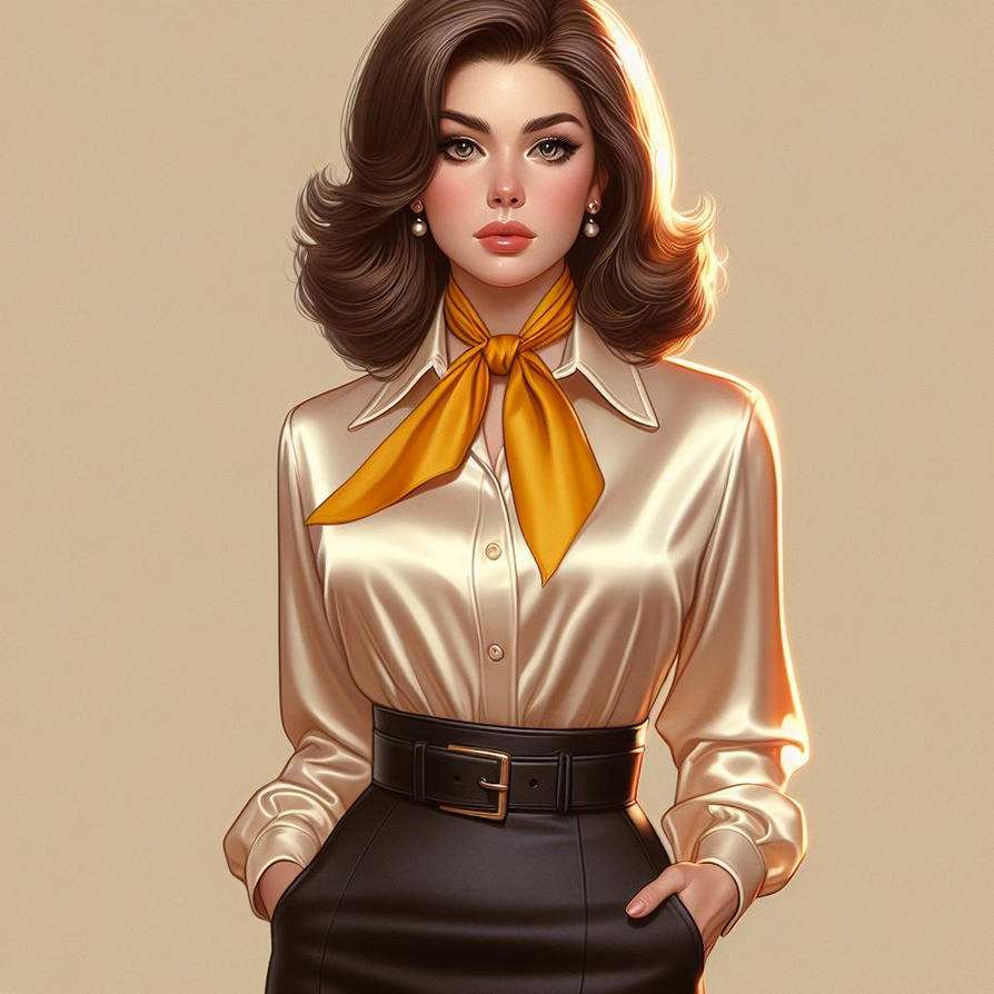 vintage office lady by andrevm99 on DeviantArt