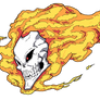 Flaming Skull