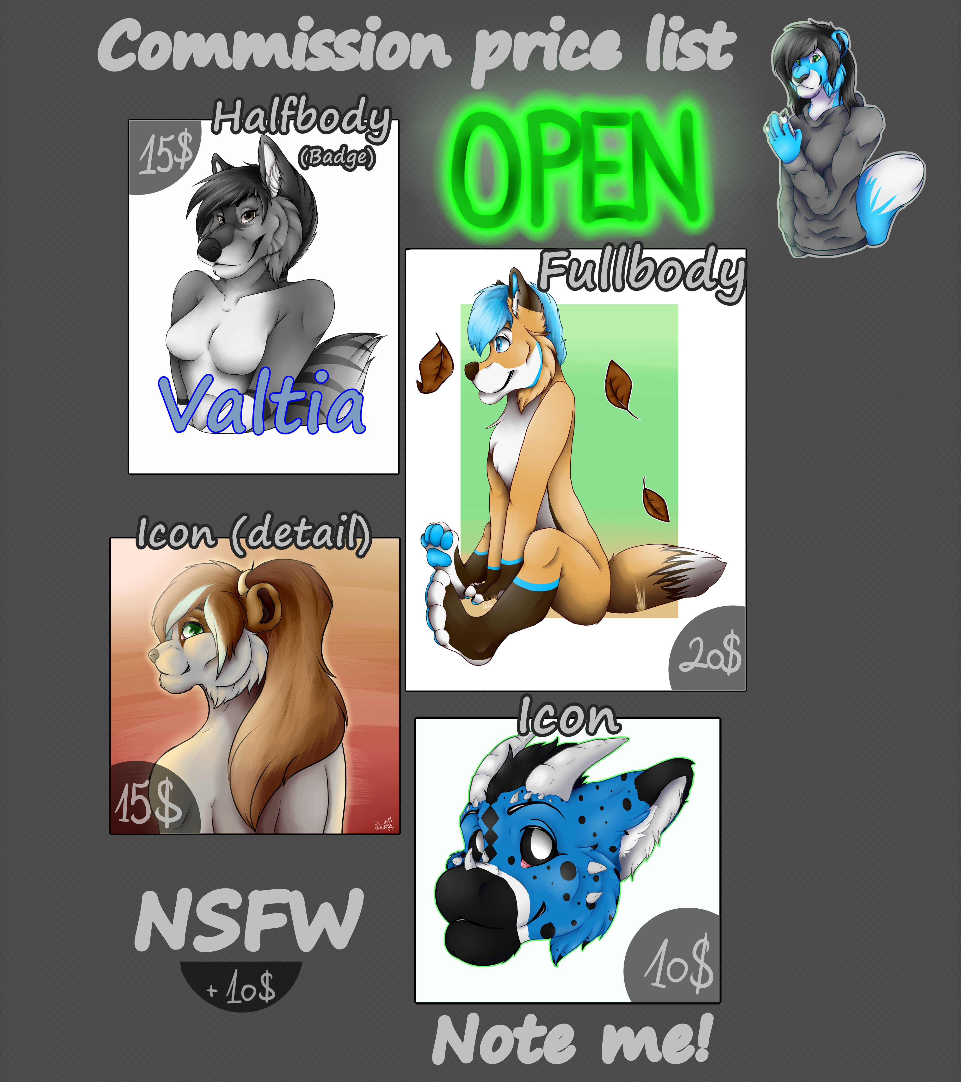 [Commission price list] OPEN