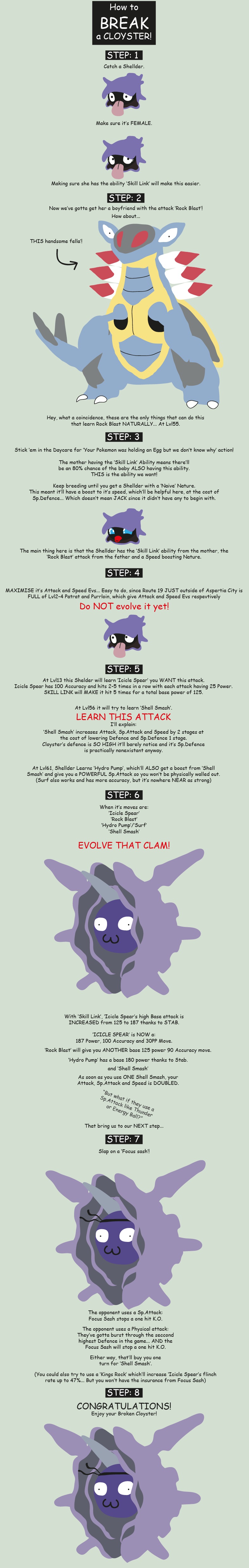 How to break a Cloyster