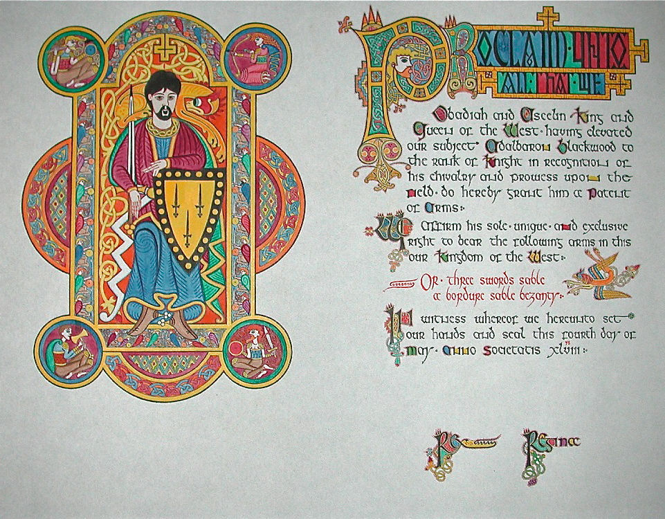 Knight Rider Scroll Knighting Scroll by gaelvin on DeviantArt