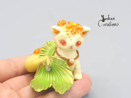 Sitting Green Purrmaid
