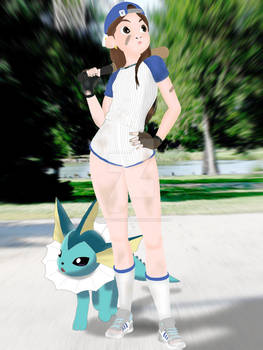 Vaporeon and I!