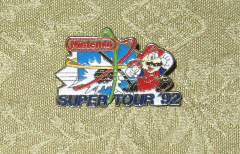 Mario Super Tour 92 pin