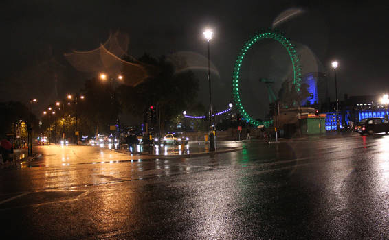 Rainy London Eye