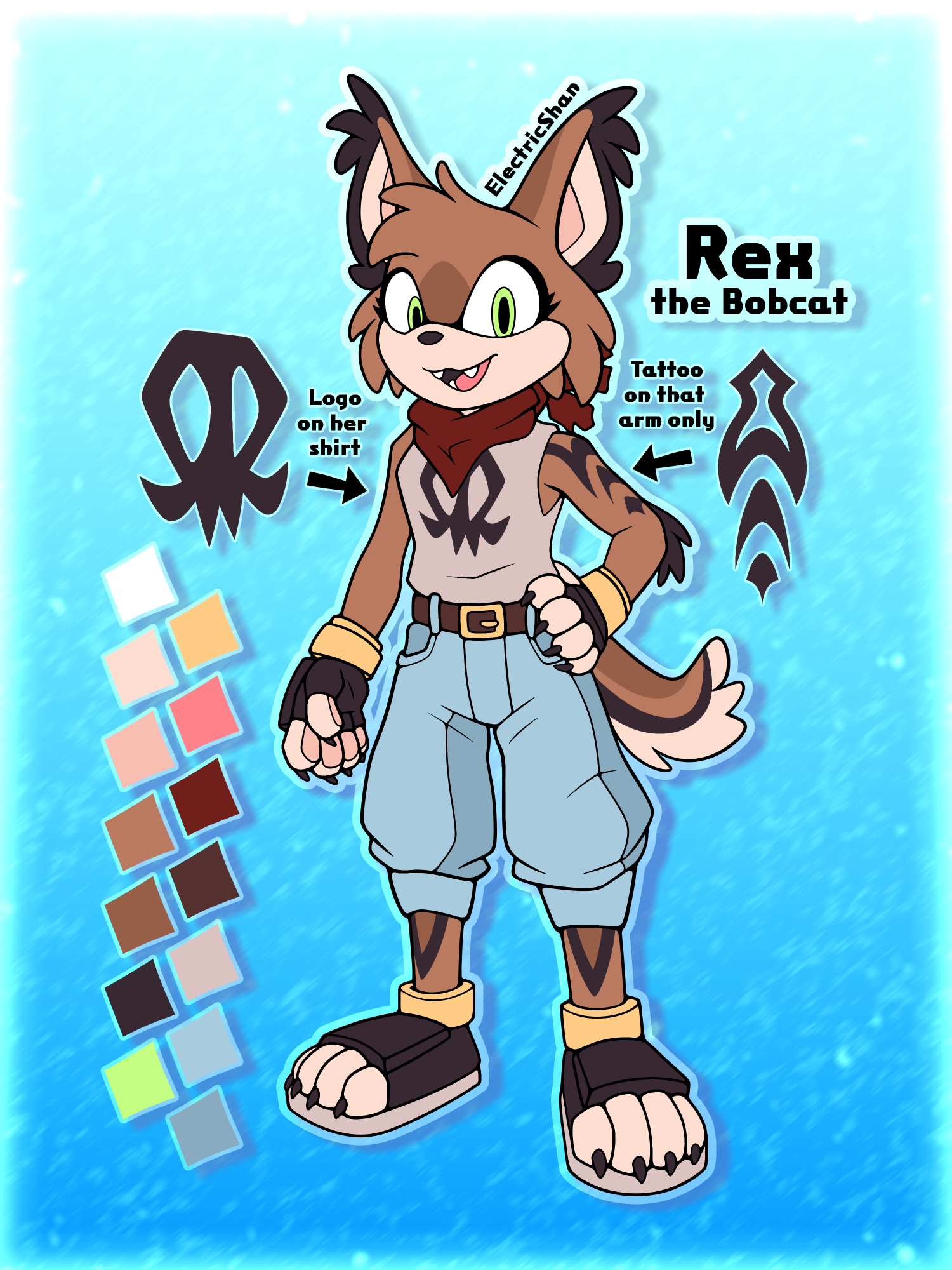 Custom Rex Oc Rex the Bobcat - OC by ElectricShan on DeviantArt