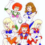 Hanna-Barbera Girls as the Sailor Scouts