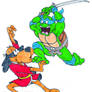 Kung Fu Dog VS Ninja Turtle