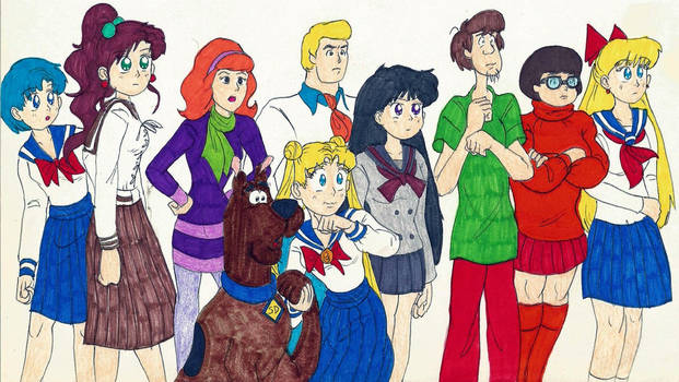 Scooby Doo - Sailor Moon Groupshot