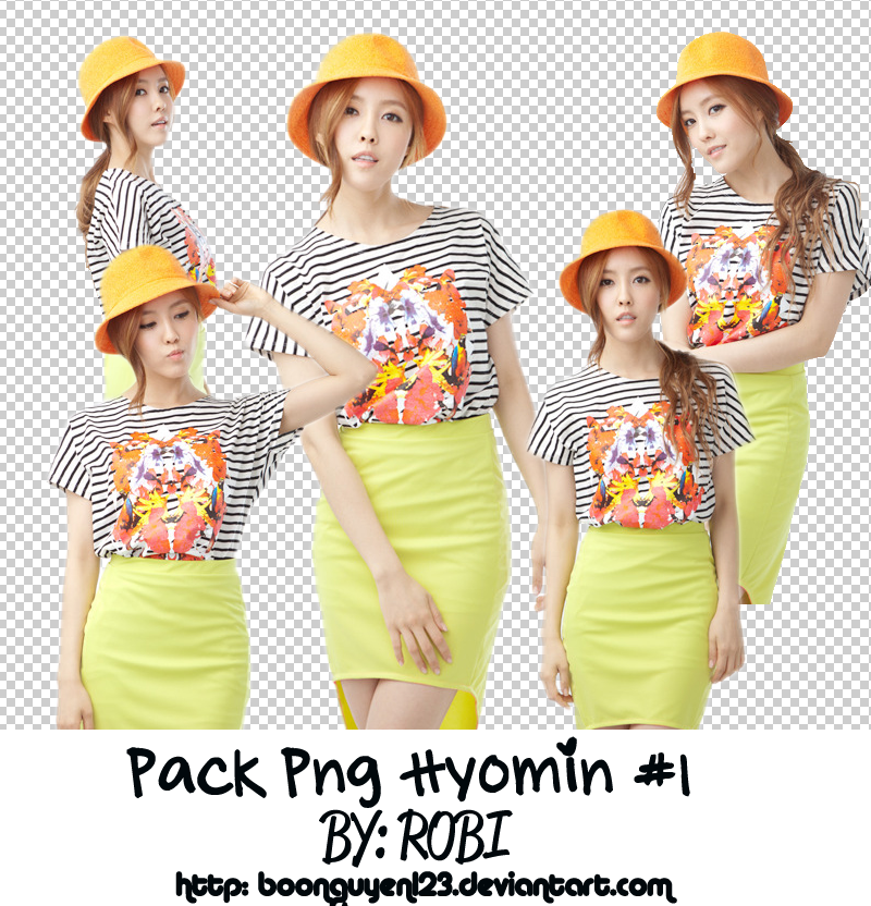 Pack Png Hyomin #1