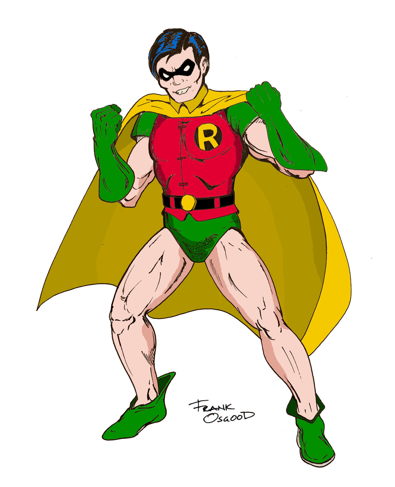 Robin Comic Rugged Look Robin by osgoodcomix on DeviantArt