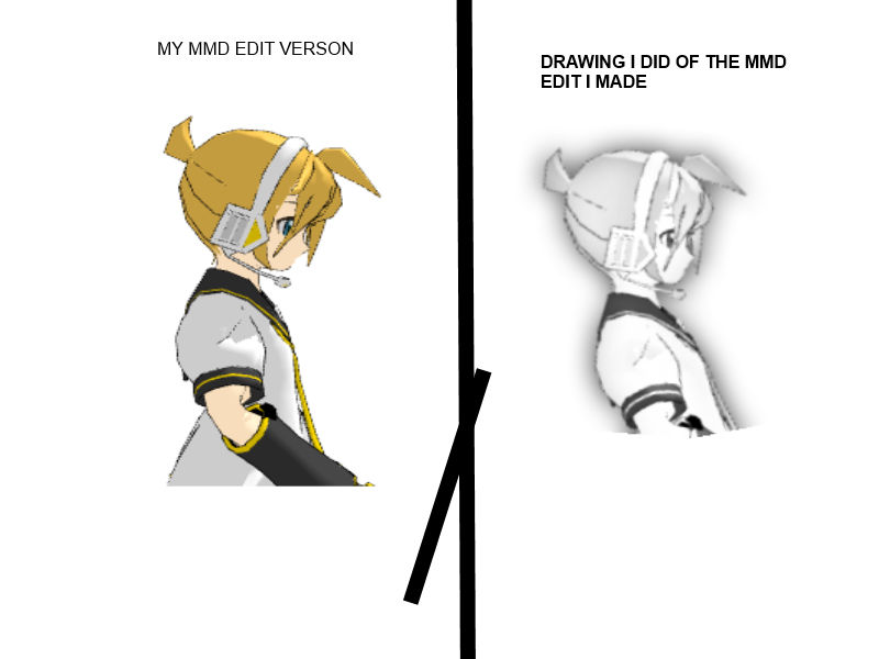 My drawing of my own MMD Edit resemblance by MrMagoo0801 on DeviantArt