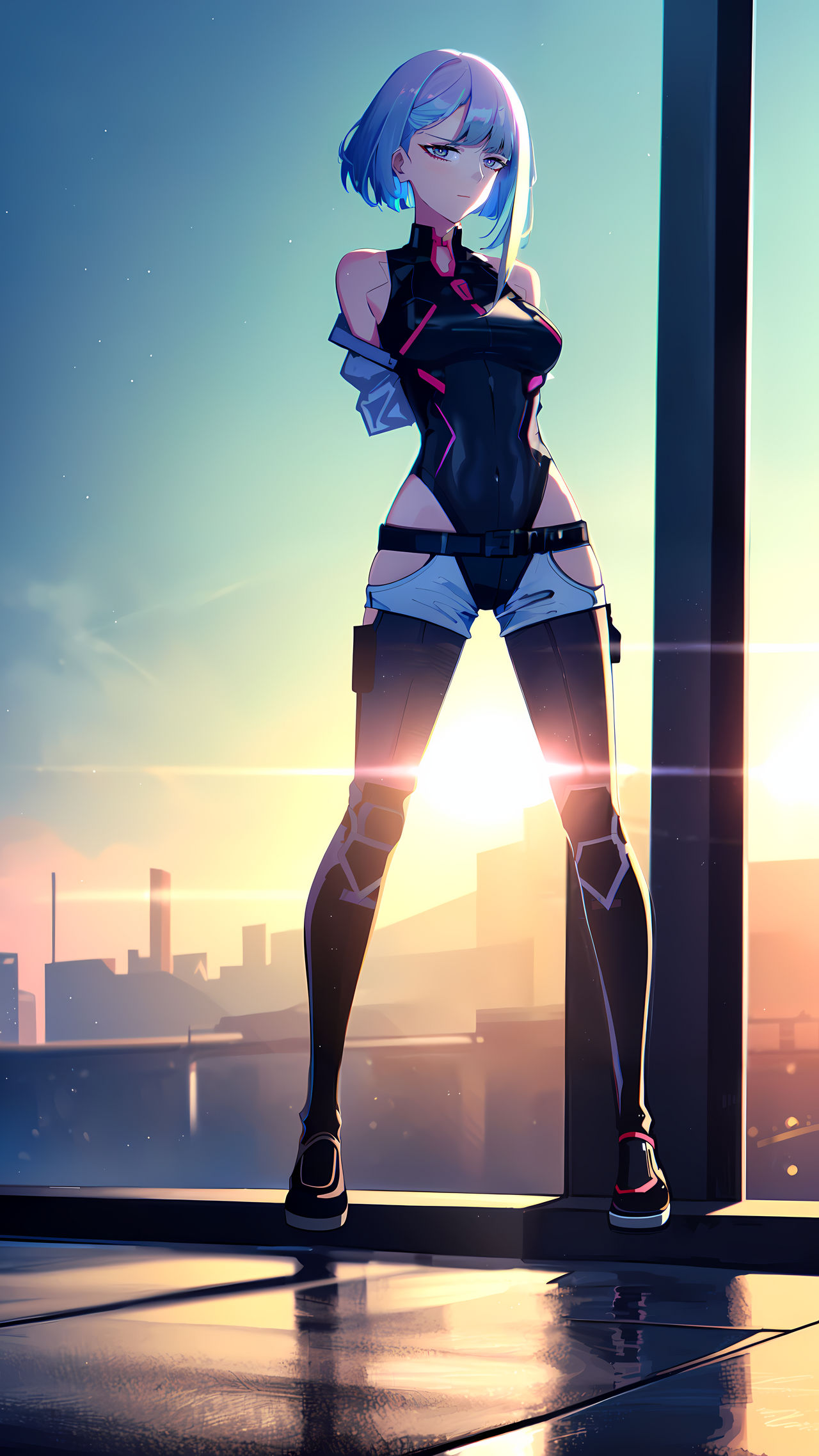 Lucy (Cyberpunk:Edgerunners) 4K Wallpaper by InvictusAiArt on