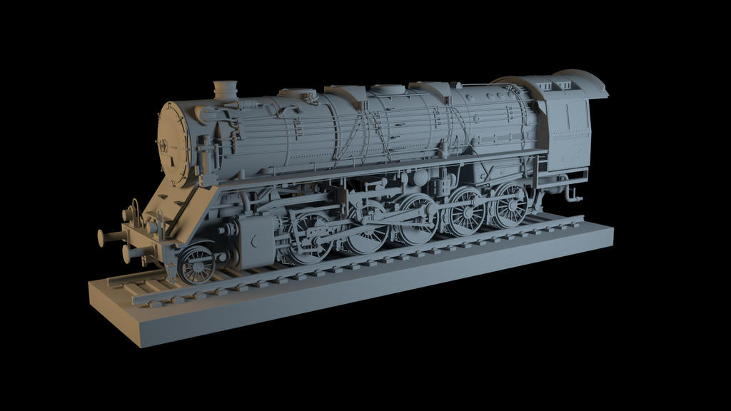 Train Engine Using Modelling Clay Steam Locomotive Clay Render by Marvin3DArt on DeviantArt