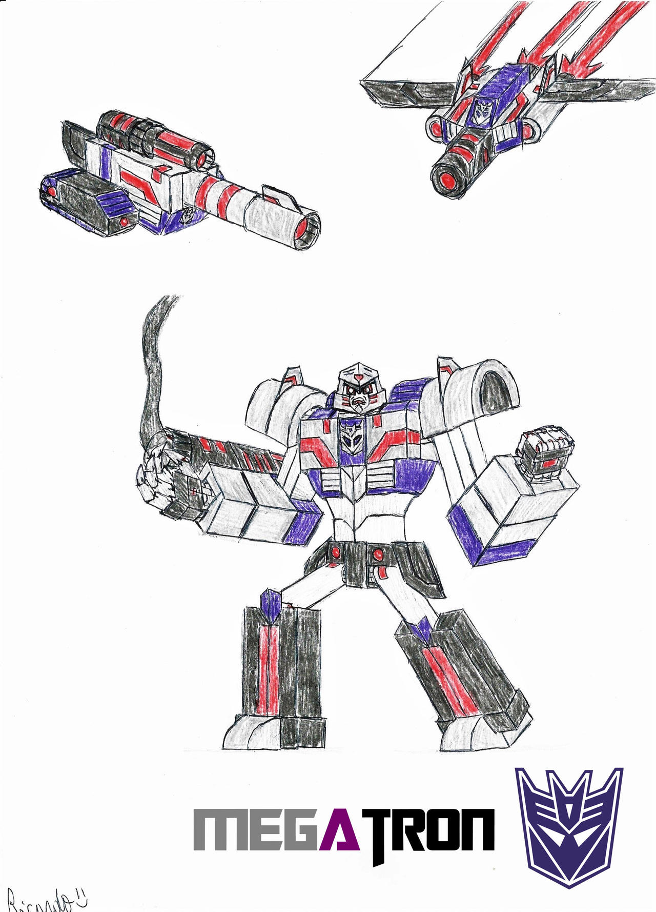 Megatron (Cybertronian Form) by RedFire11 on DeviantArt