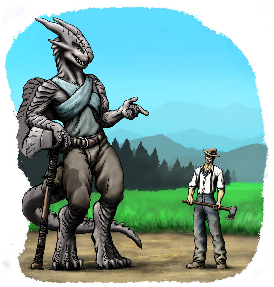 Mine's Bigger! by RandomAsRandom on DeviantArt