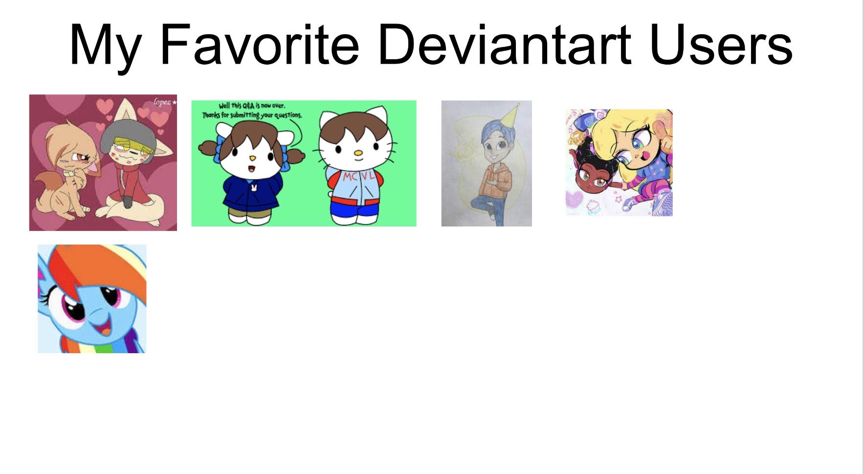 Upload777 My favorite DeviantArt users by Diegitomz28 on DeviantArt