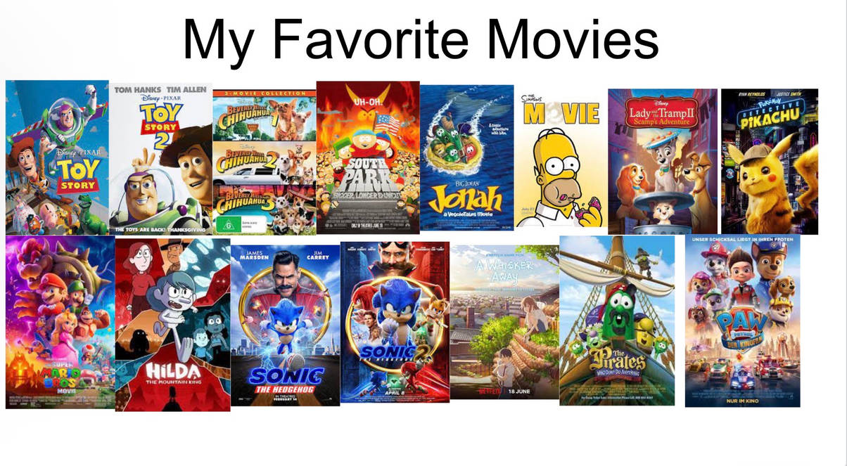 My favorite movies by Diegitomz28 on DeviantArt