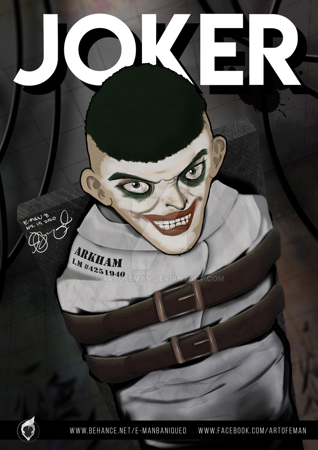 Joker Straight Jacket by artofeman on DeviantArt