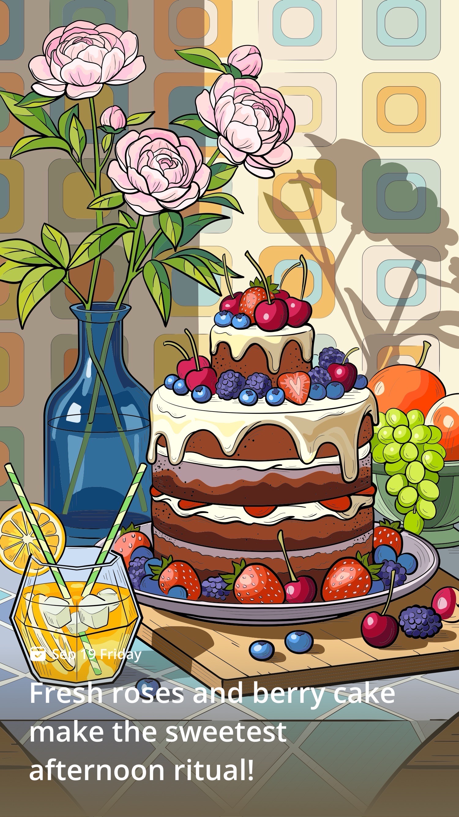 Pink Cake Deviantart Pink rose and Cake by Alexskywar3 on DeviantArt