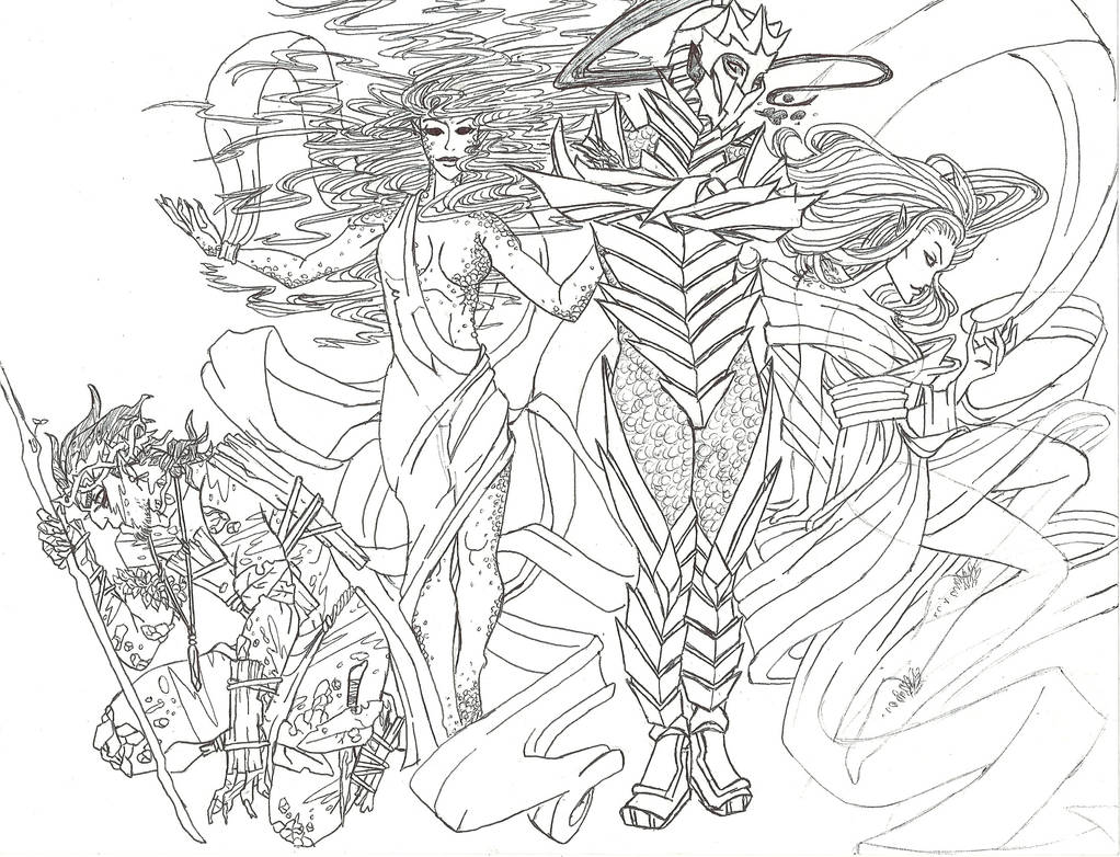 Byte Elementals Deviantart The Elementals by AngelicHeresy on DeviantArt