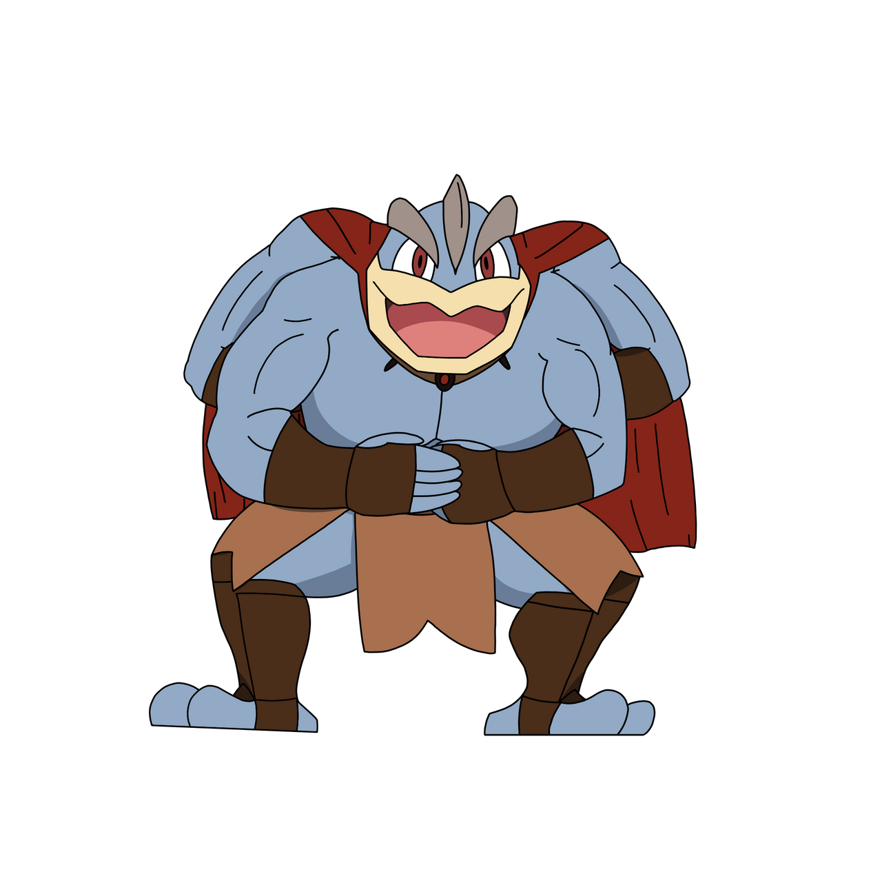 Machamp as Goro by chanyhuman on DeviantArt