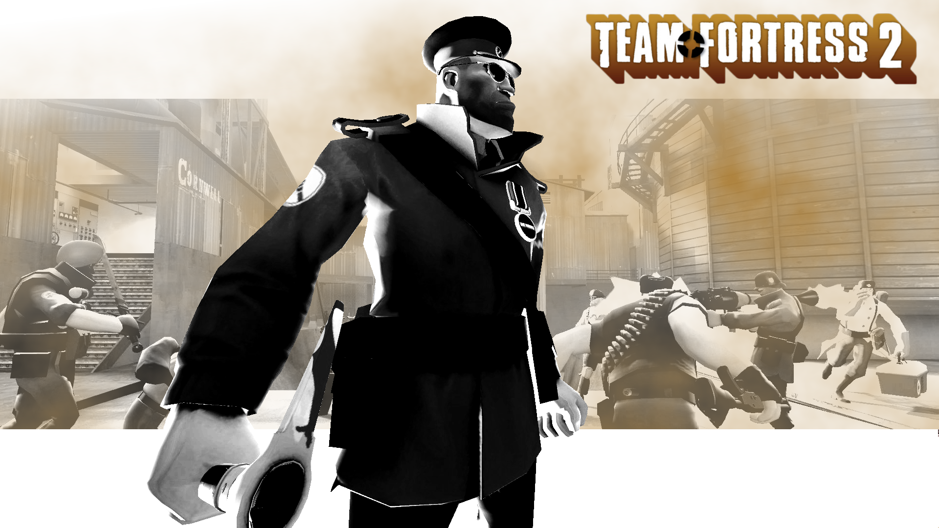 Team Fortress 2 Wallpaper in CoH2 style