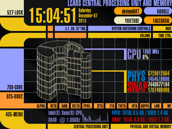 LCARS for Rainmeter by Jefson on DeviantArt