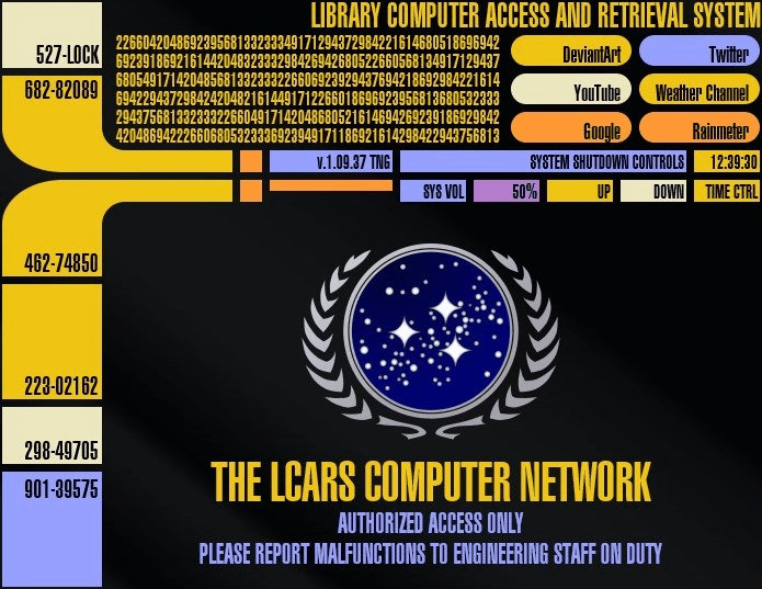 LCARS for Rainmeter v2.5 by Jefson on DeviantArt