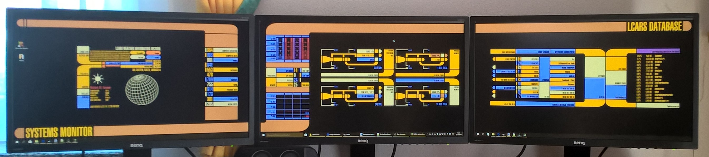 LCARS for Rainmeter