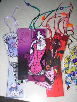 Monster high bookmarks