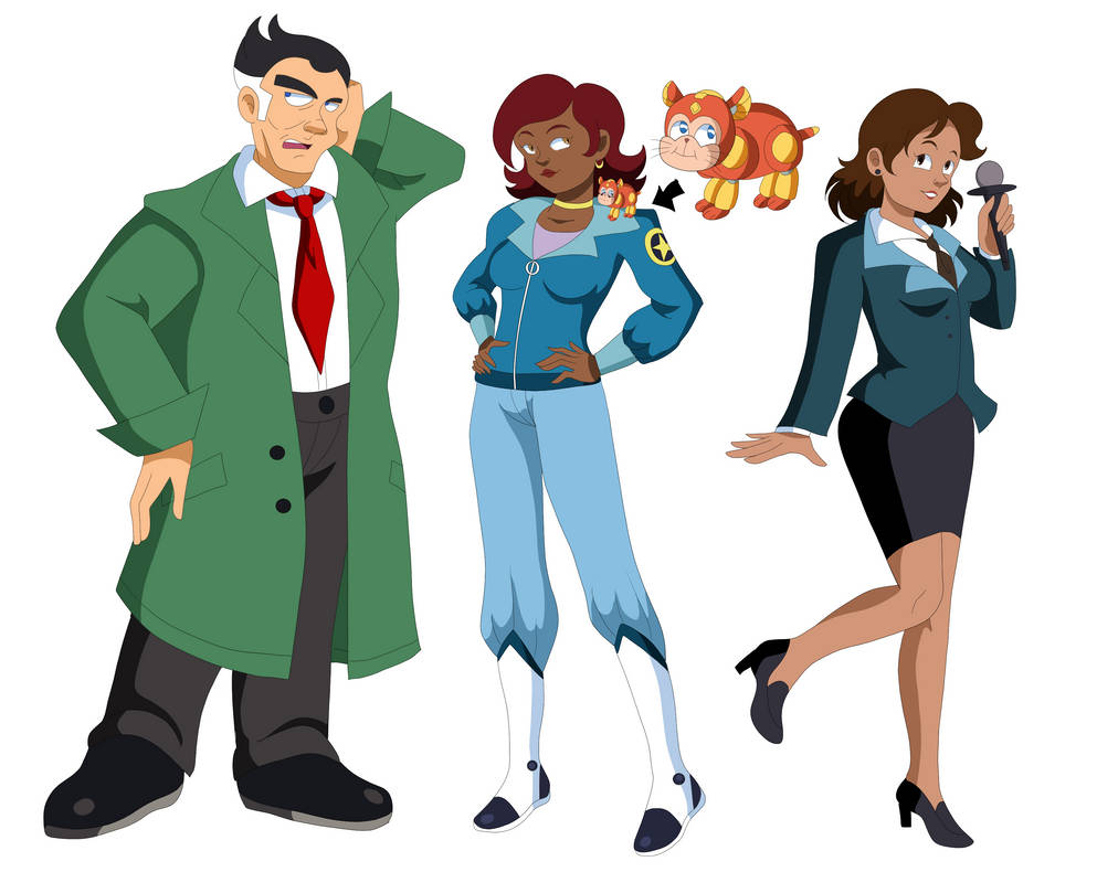 MMRSGovernment Agents and a Reporter by RockmanGurlX on DeviantArt