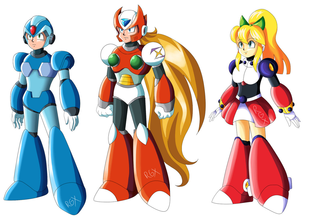 Roll Zero X, Zero, and Roll 2.5 by RockmanGurlX on DeviantArt