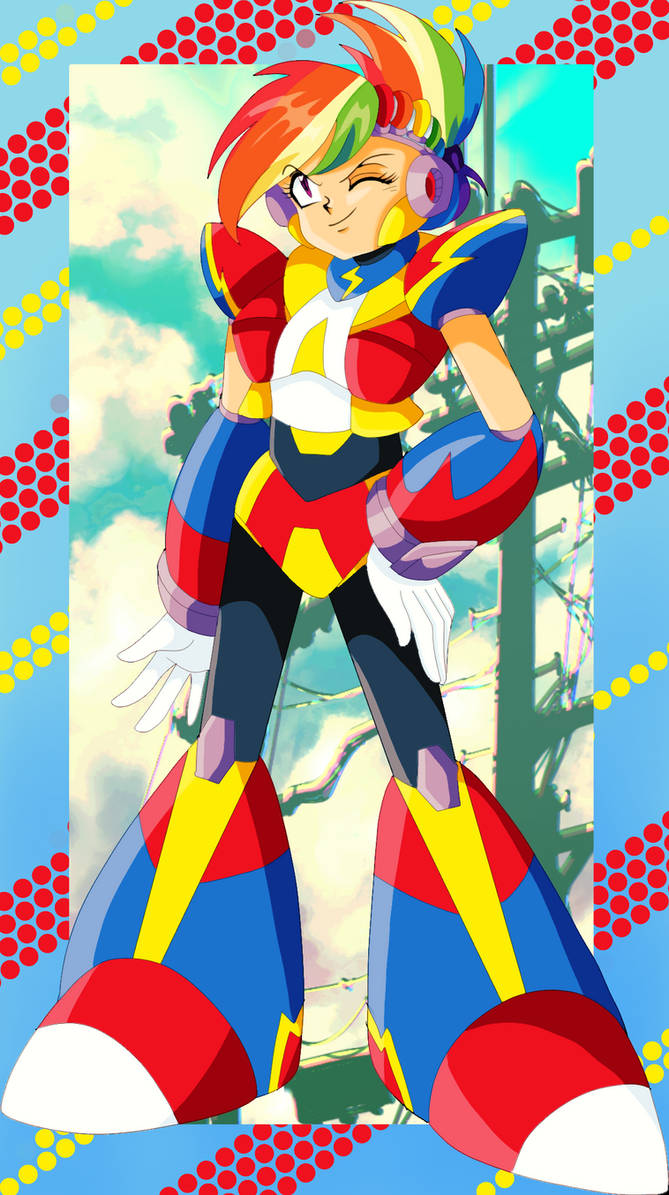 Reploid Rainbow Dash by RockmanGurlX on DeviantArt