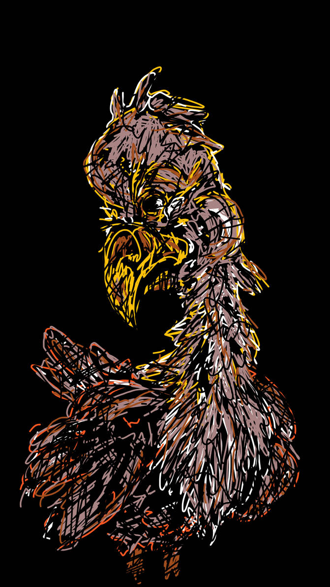 Outraged Chicken Angry chicken by MichaelStille on DeviantArt