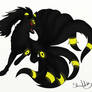 Ninetales and Umbreon Fusion