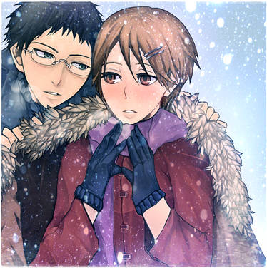 Kuroko and Akashi by nisotatsu on DeviantArt