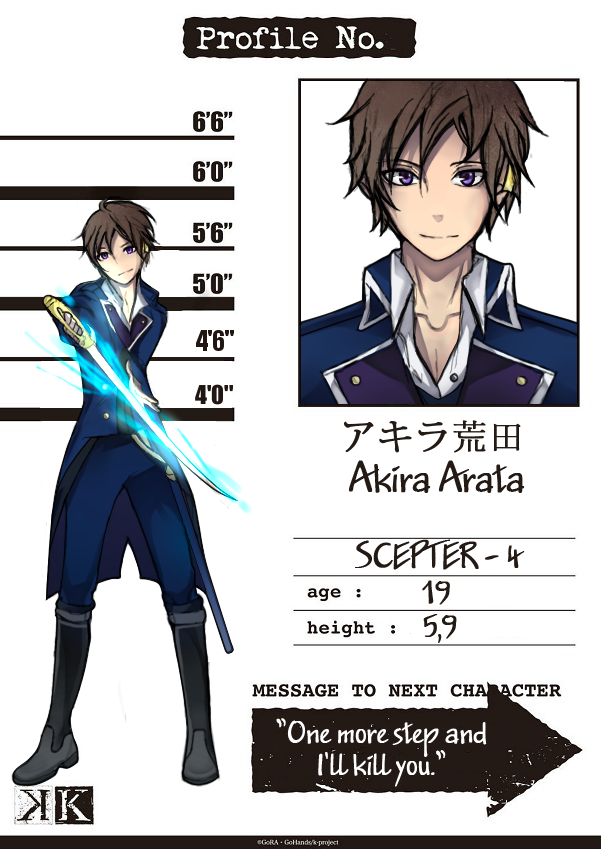 K OC Project: Akira Arata