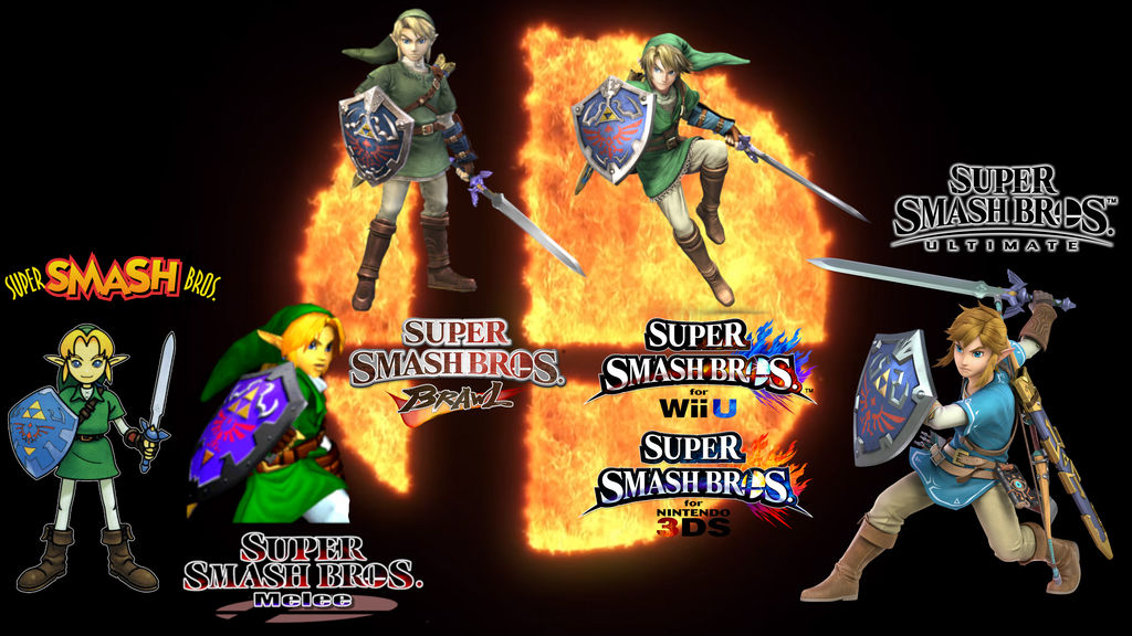 Super Smash Bros Ultimate Evolution of Link by Alexeverest on DeviantArt