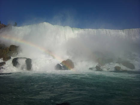 Niagara falls rainbow