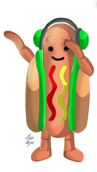 Dancing Snapchat Hot Dog