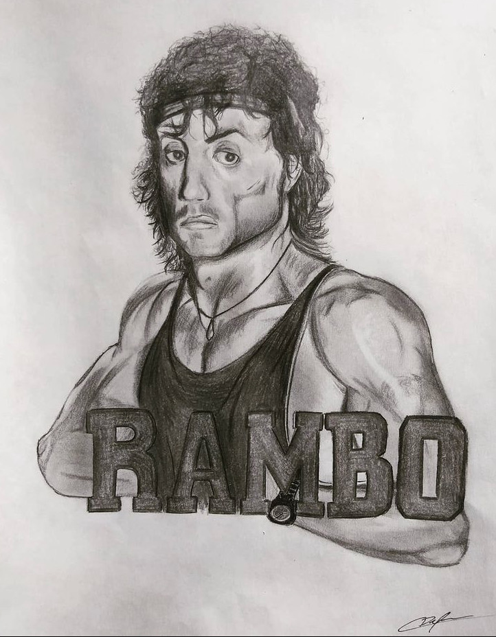 Quick Rambo Drawing Rambo by CamilleDfrn on DeviantArt