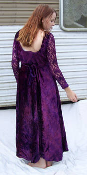 Purple Lace Dress Stock 18