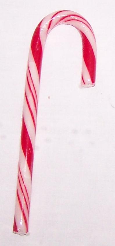 Single Candy Cane Stock