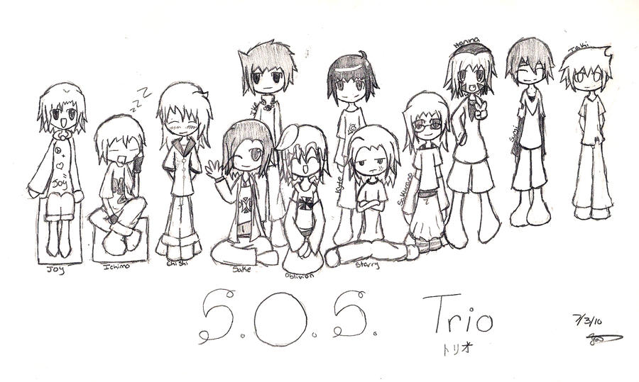 SoS Trio Kids Characters