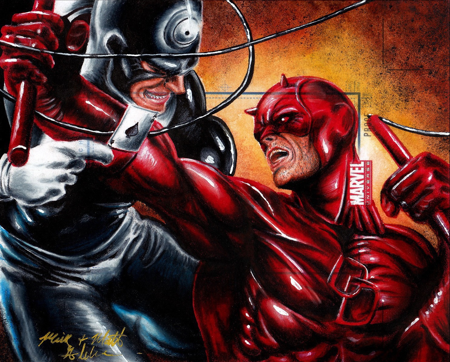 Daredevil Vs Bullseye MU2011 AP By Twynsunz On DeviantArt daredevil-vs-bullseye-mu2011-ap-by-twynsunz-on-deviantart