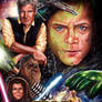 New Star Wars Trilogy Poster by Glebe